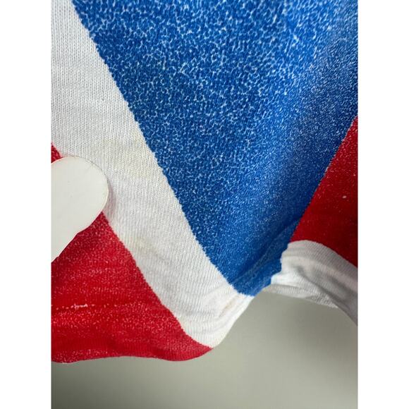 Vtg Beatles British American Flag Apple Corps Single Stitch XL T Shirt *Flawed* - Picture 7 of 16